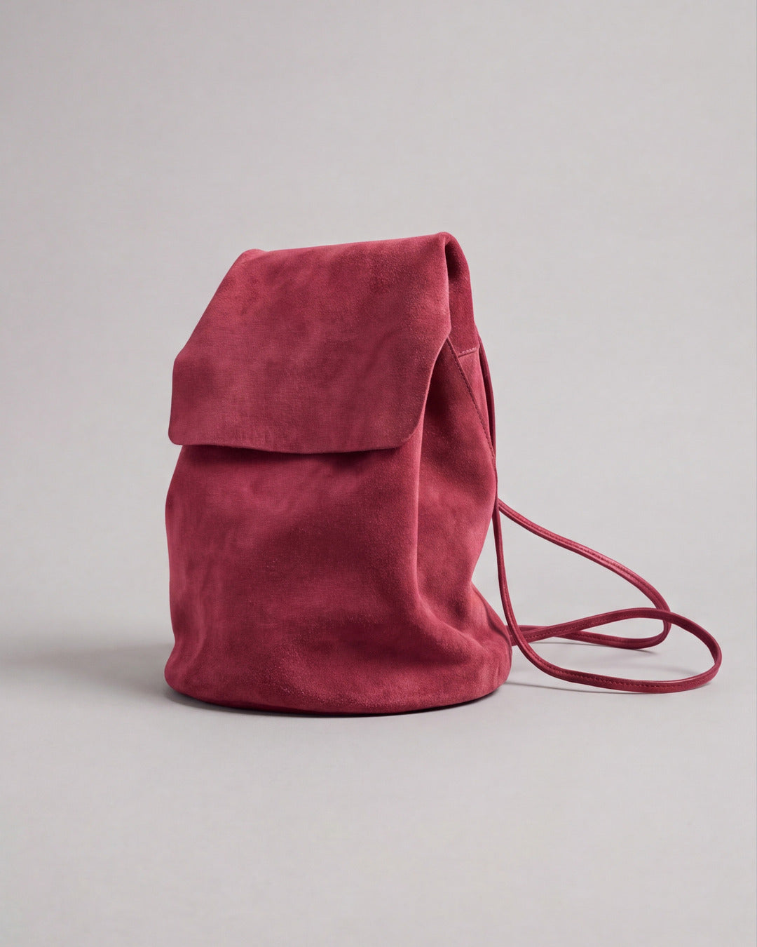 Mochila IRENE X OA en serraje frambuesa — Labienhecha