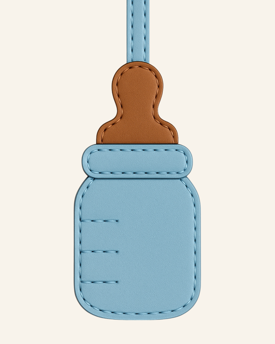 Charm and Keychain - Baby Bottle