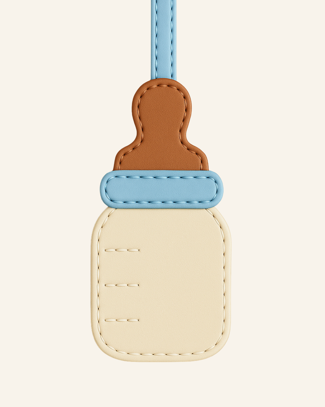 Charm and Keychain - Baby Bottle