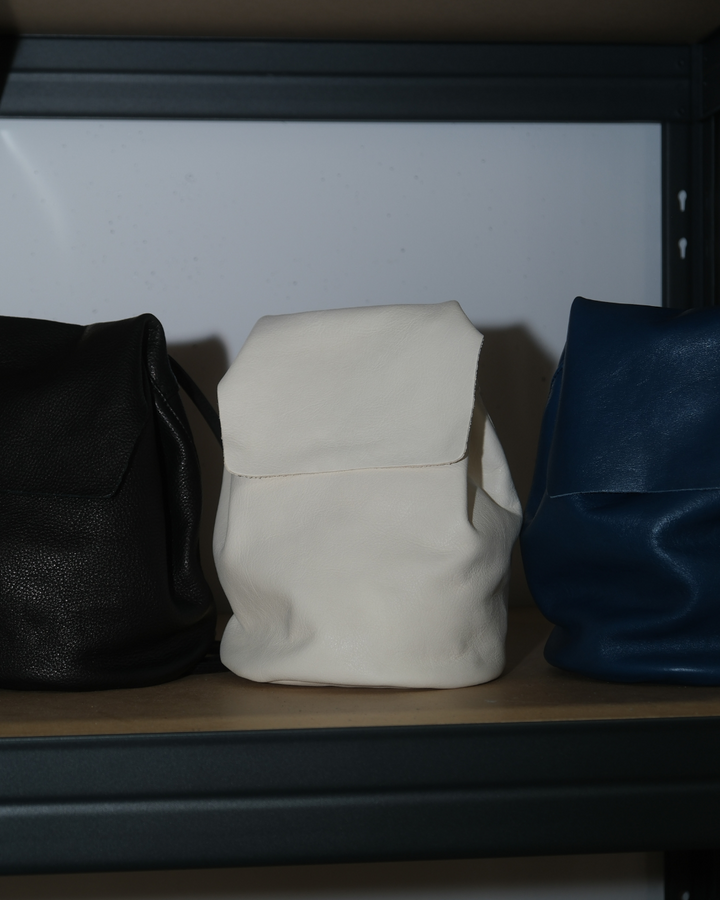 Mini Leather Backpack - IRENE (La Bebé)