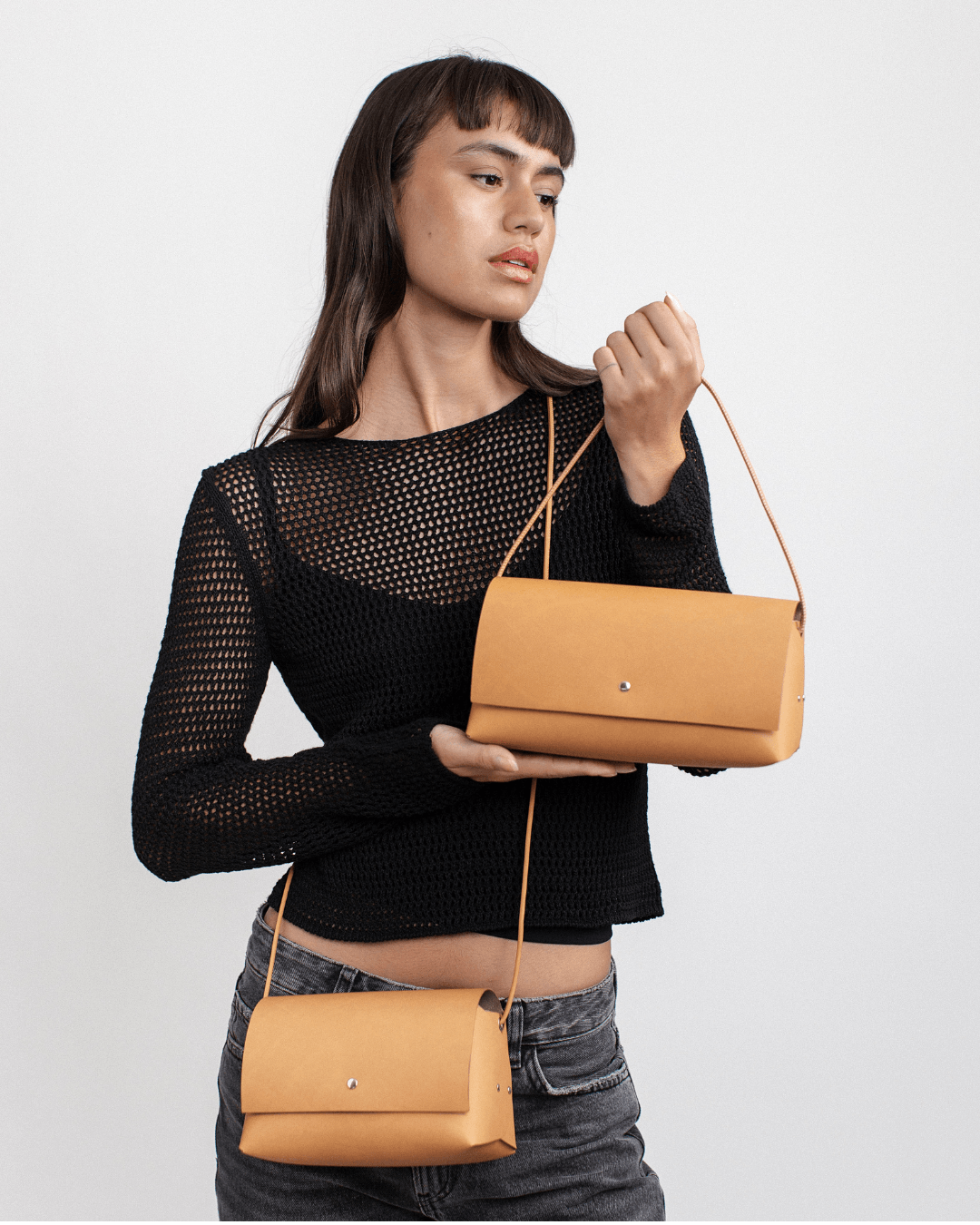 Amparo Origami - Recycled Leather Handbag