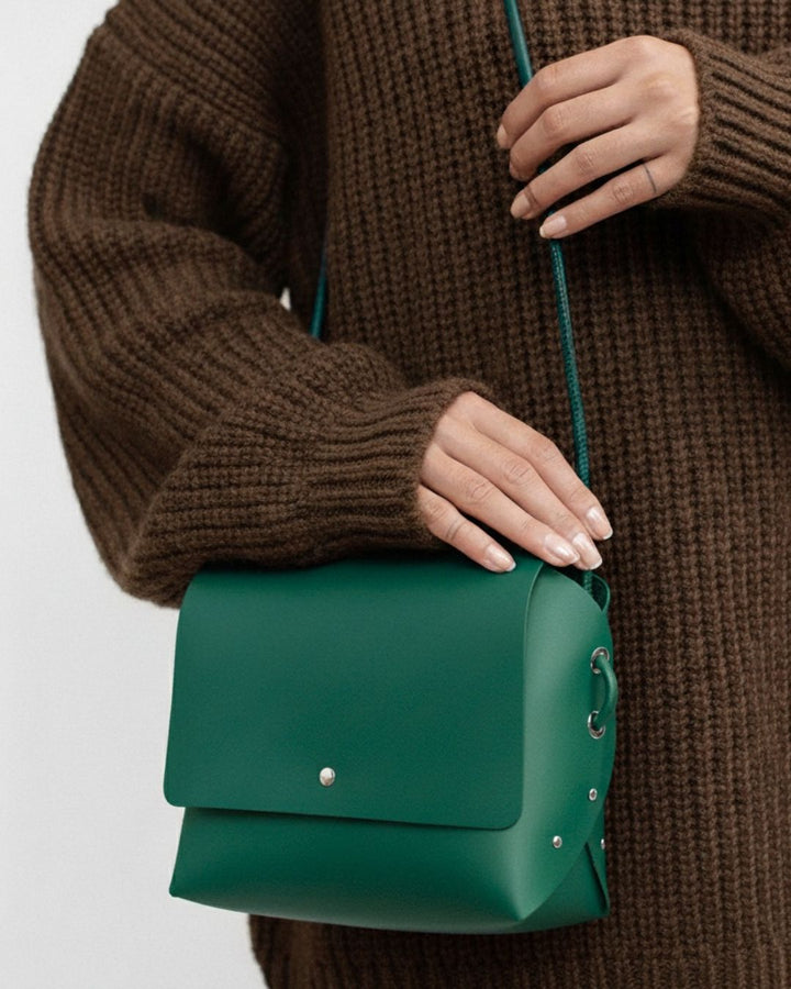 ENCARNITA ORIGAMI - Leather Handbag