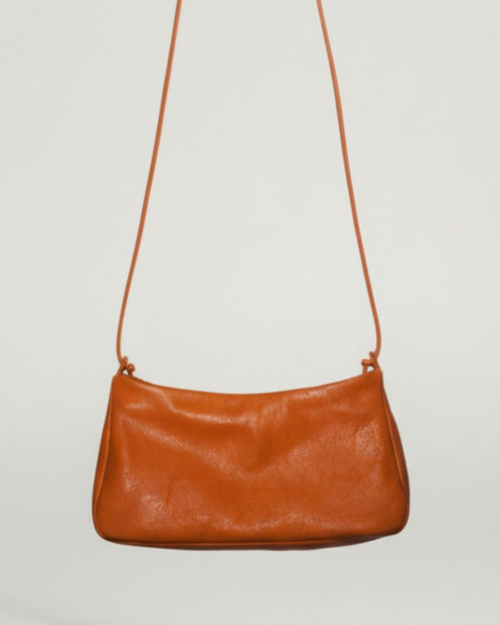 MariLoli - Large leather drawstring bag