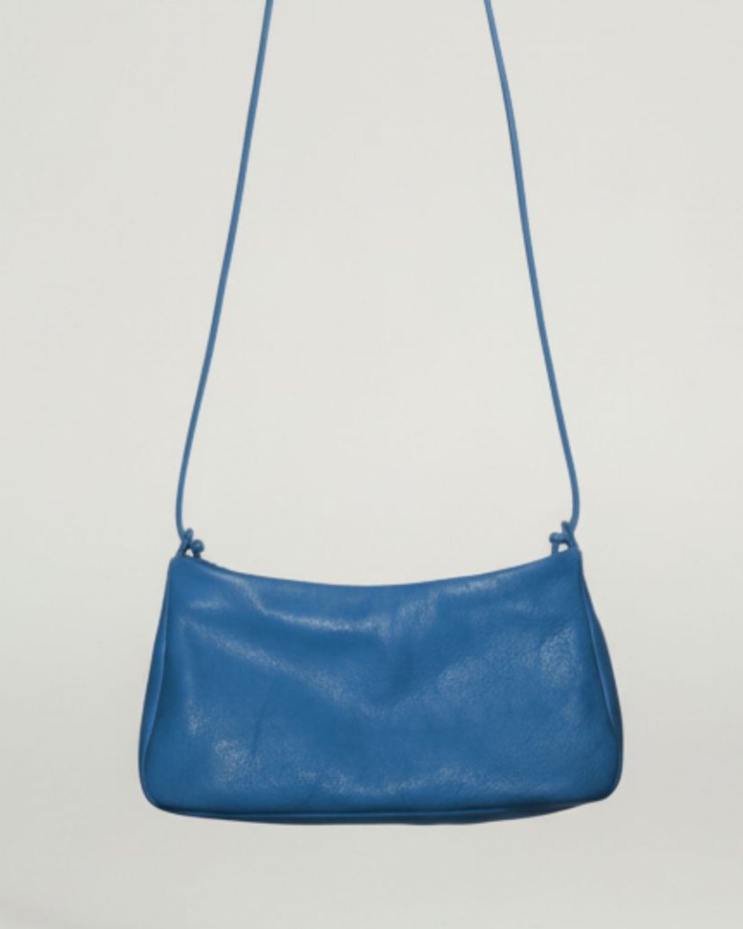 MariLoli - Large leather drawstring bag