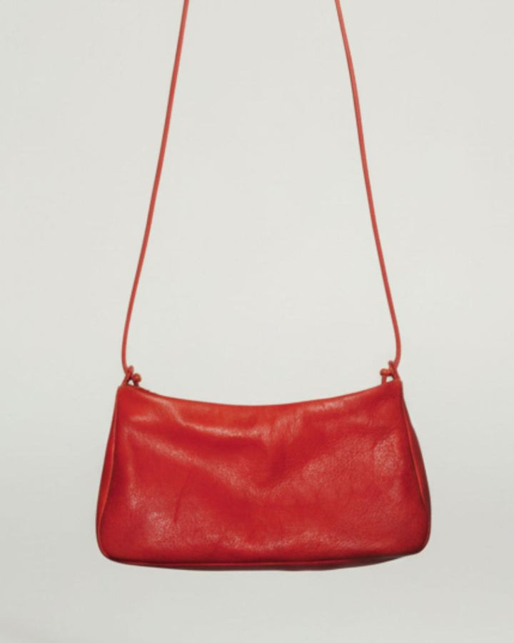 MariLoli - Large leather drawstring bag