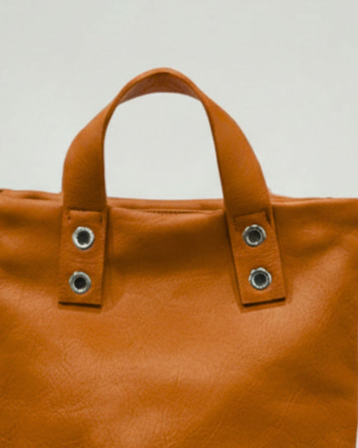 Doña Dolores - Extra large leather briefcase backpack XL