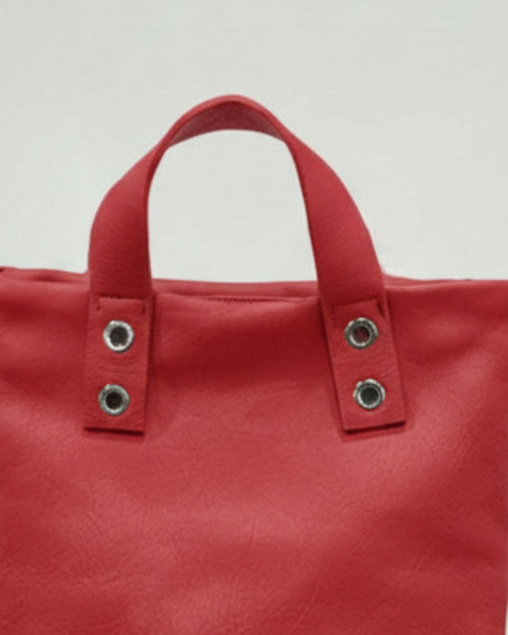 Doña Dolores - Extra large leather briefcase backpack XL