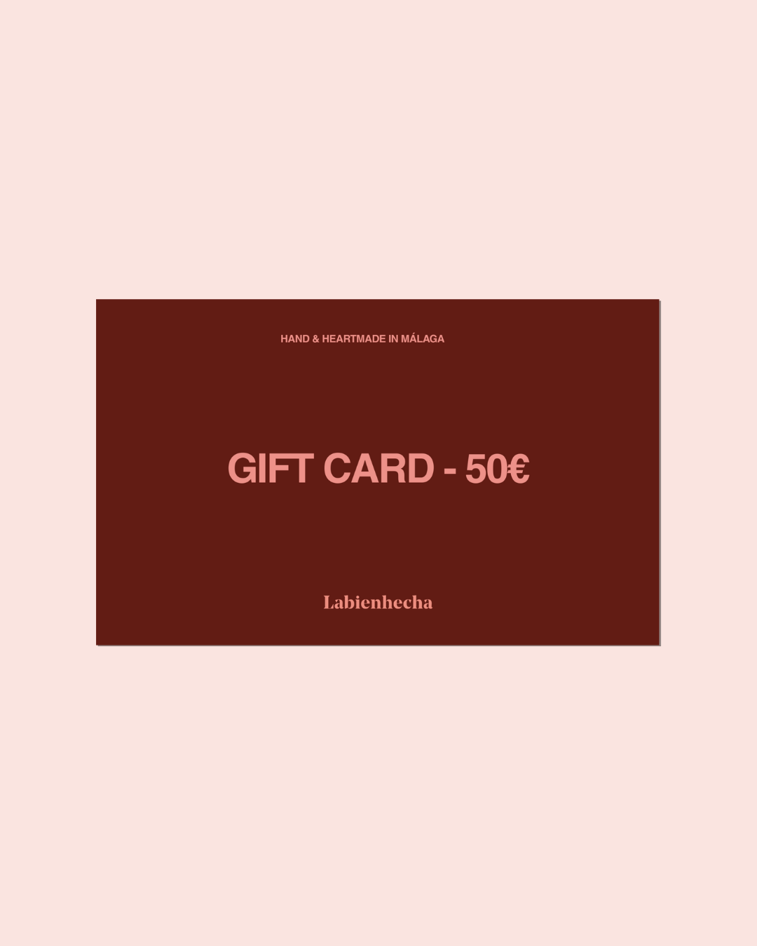 El Milagro 3.0 gift card.