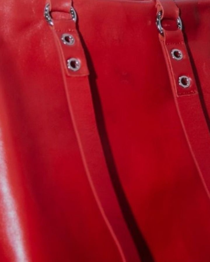 Doña Dolores - Extra large leather briefcase backpack XL