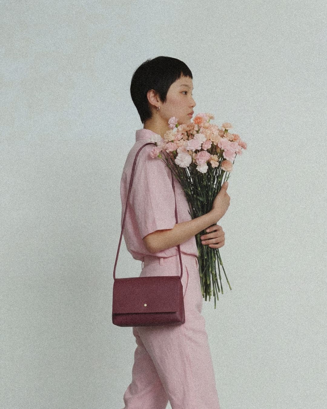 AMPARITO ORIGAMI - Bolso Piel