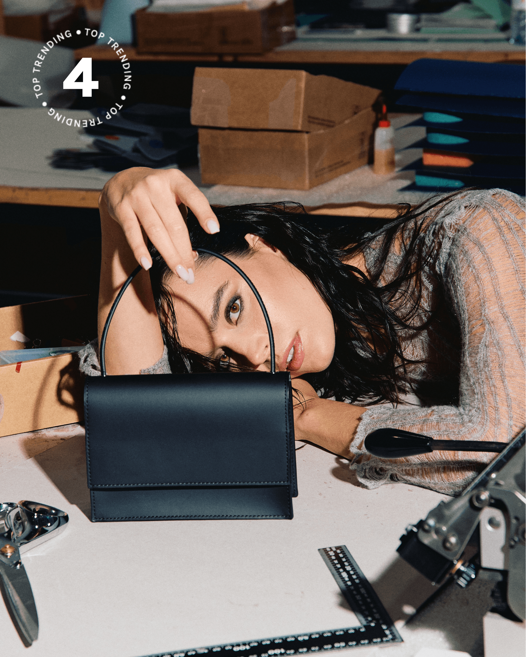 Paquita - Bolso Cuero Reciclado