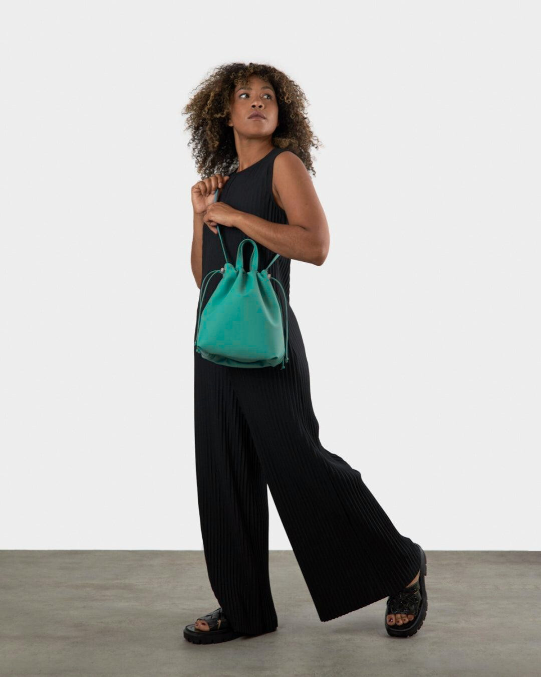 ÁNGELA - Bolso Bombonera Piel