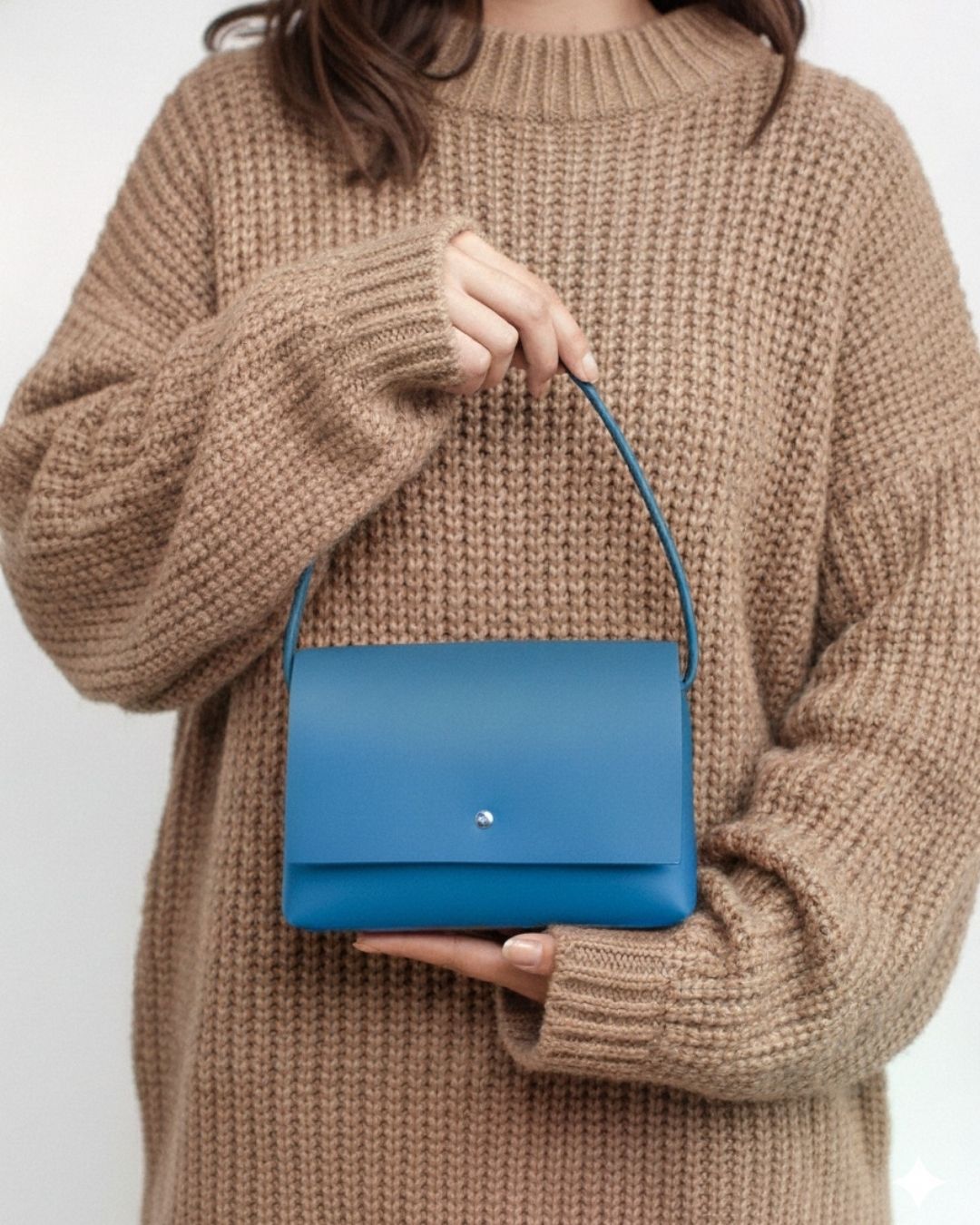 AMPARITO ORIGAMI - Leather Handbag