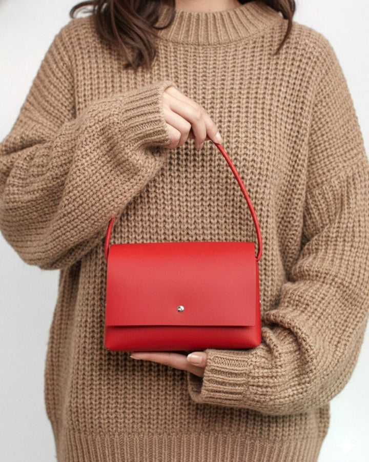 AMPARITO ORIGAMI - Leather Handbag