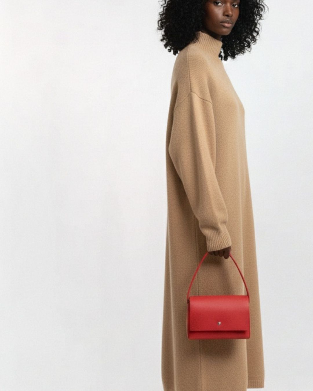 AMPARITO ORIGAMI - Leather Handbag