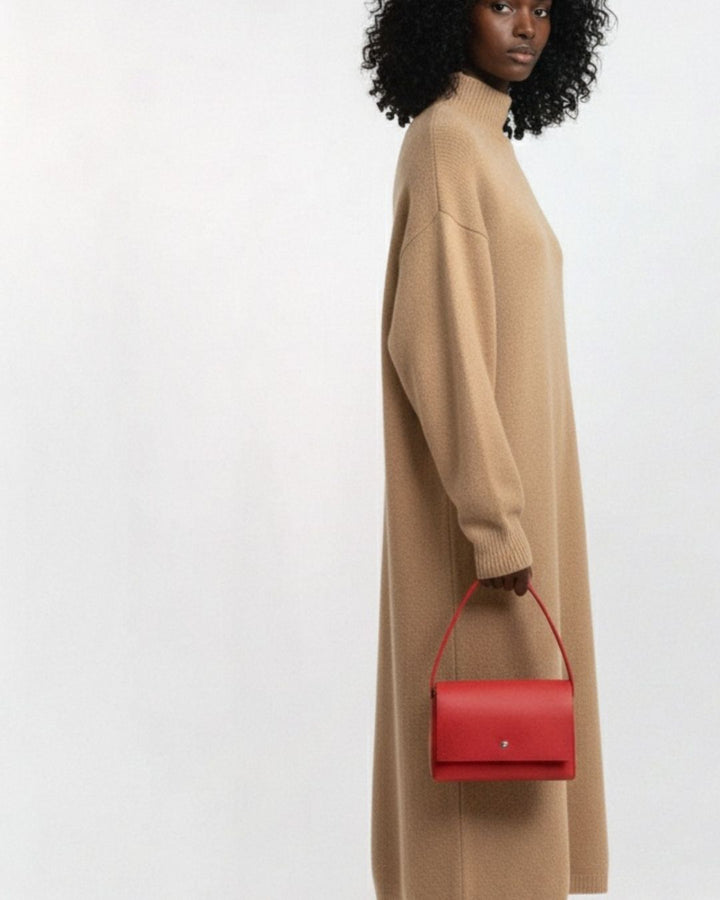 AMPARITO ORIGAMI - Leather Handbag