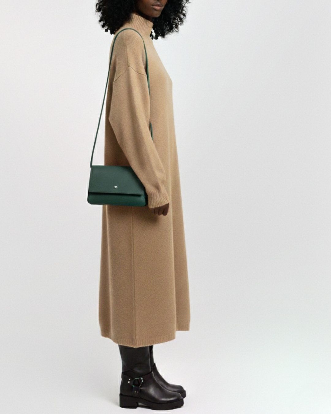 AMPARITO ORIGAMI - Leather Handbag