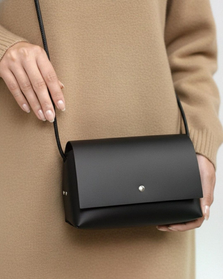 AMPARITO ORIGAMI - Leather Handbag