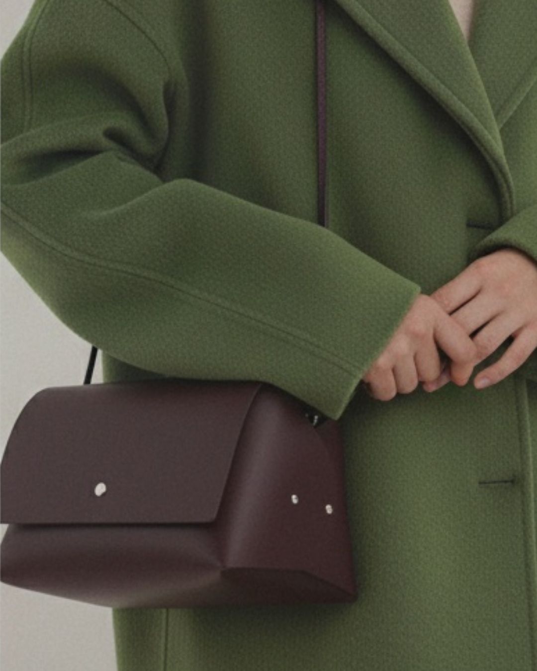 AMPARITO ORIGAMI - Leather Handbag