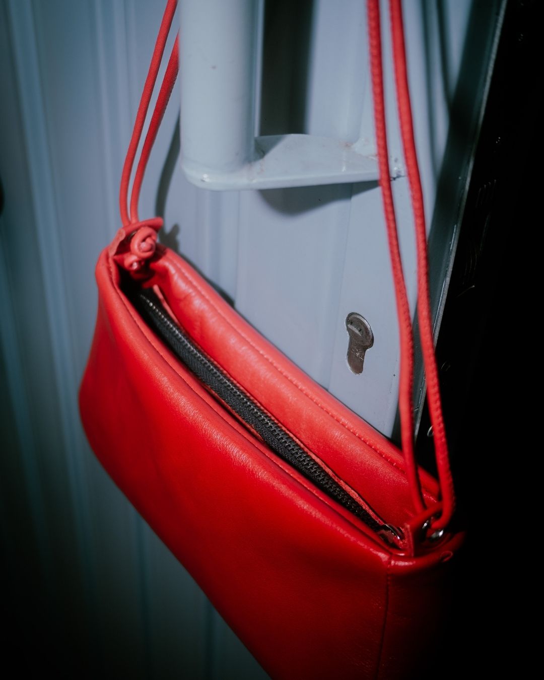 Lolita - Leather drawstring bag