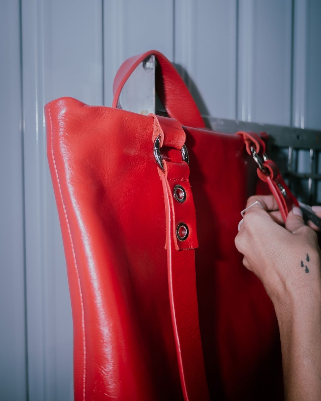 Mª Dolores - Mochila grande en piel