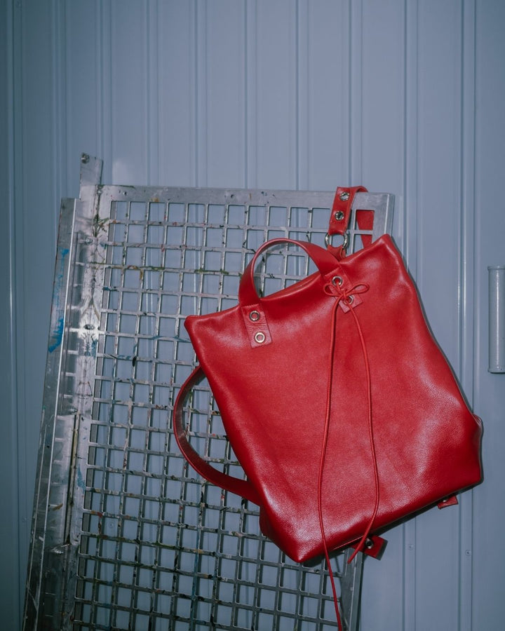 Mª Dolores - Large backpack in leather