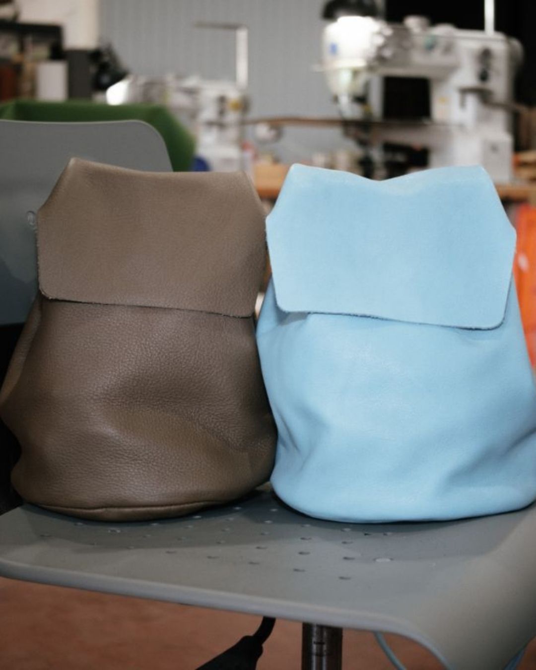 Mini Leather Backpack - IRENE (La Bebé)