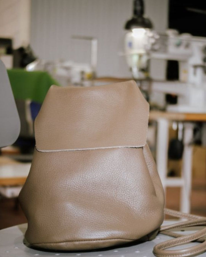 Mini Leather Backpack - IRENE (La Bebé)