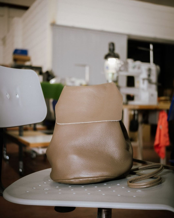 Mini Leather Backpack - IRENE (La Bebé)