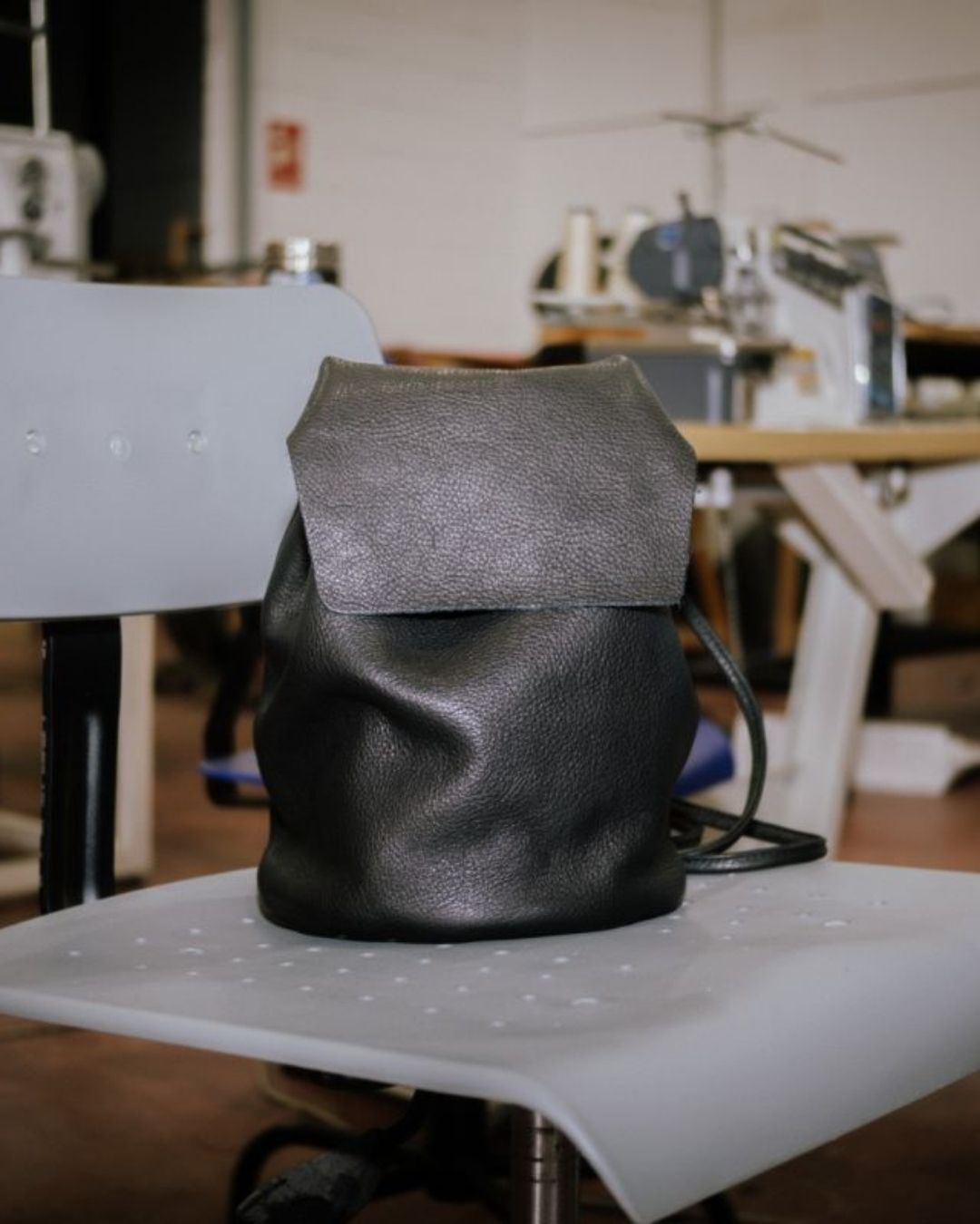 Mini Leather Backpack - IRENE (La Bebé)