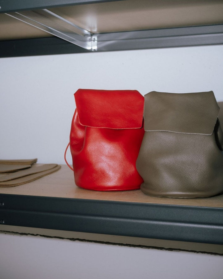 Mini Leather Backpack - IRENE (La Bebé)