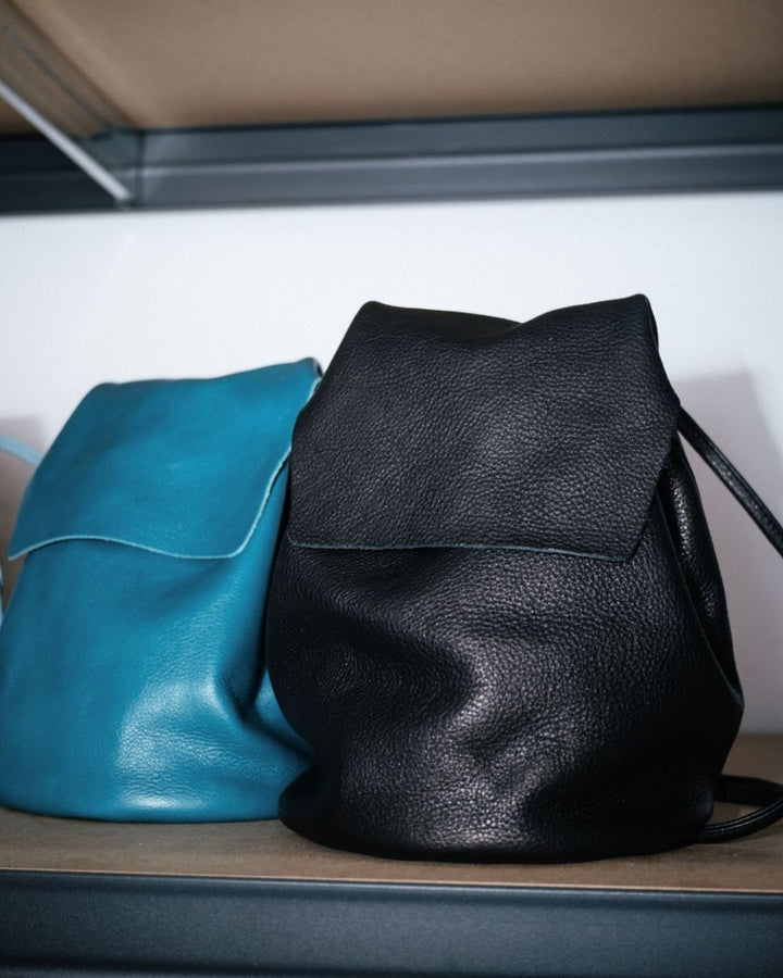 Mini Leather Backpack - IRENE (La Bebé)