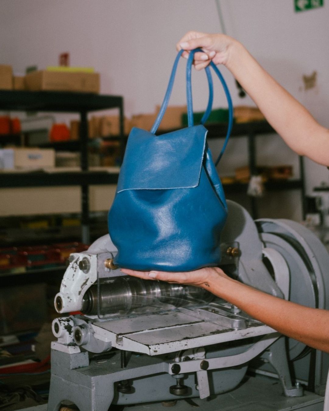 Mini Leather Backpack - IRENE (La Bebé)