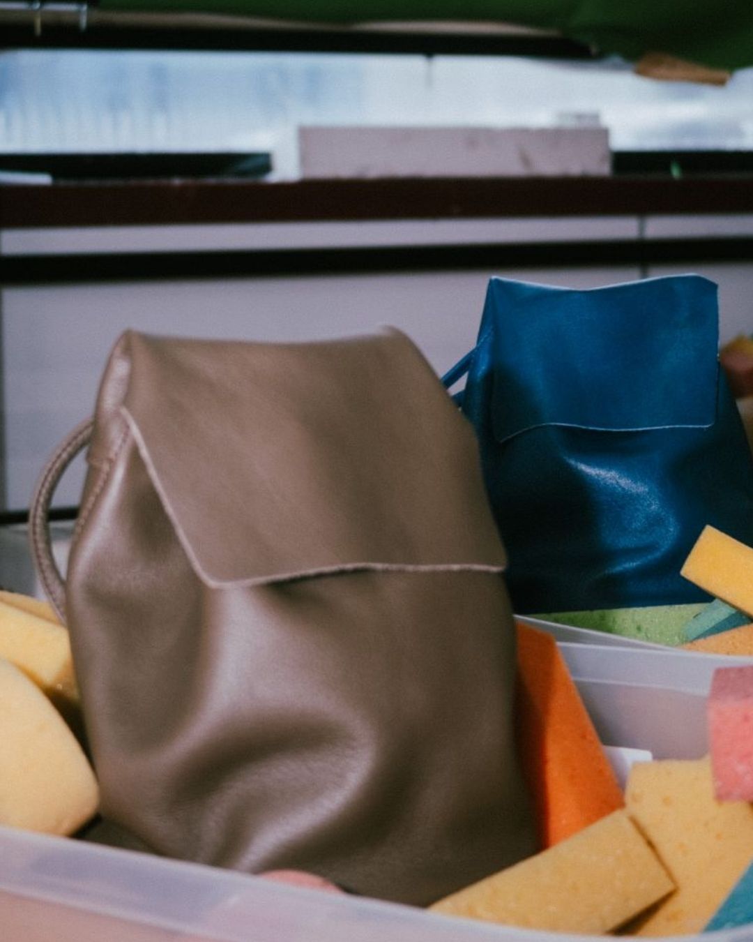 Mini Leather Backpack - IRENE (La Bebé)