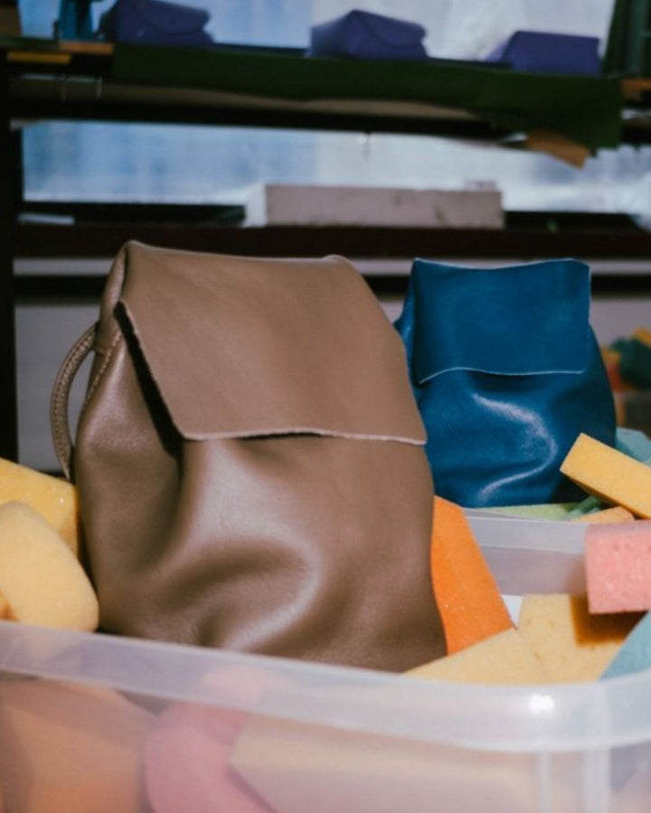 Mini Leather Backpack - IRENE (La Bebé)