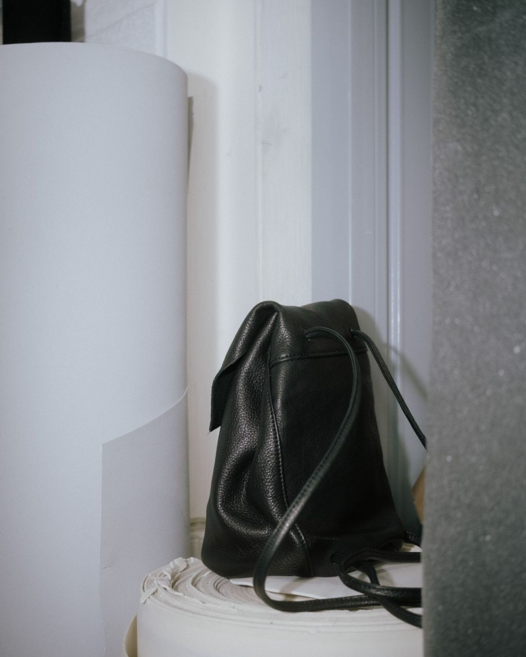 Mini Leather Backpack - IRENE (La Bebé)