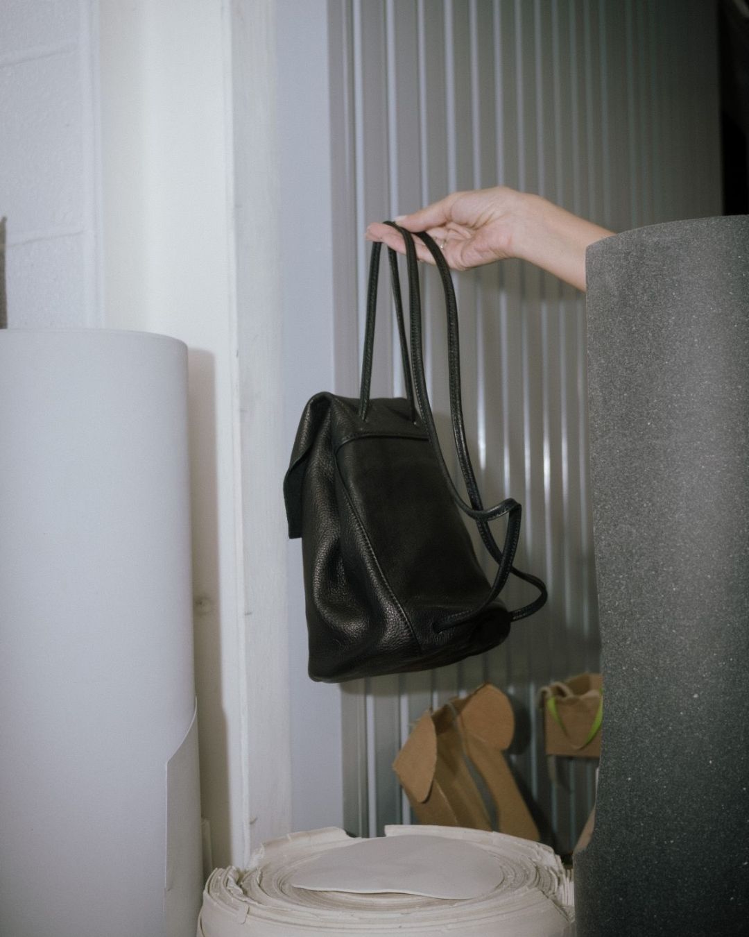 Mini Leather Backpack - IRENE (La Bebé)