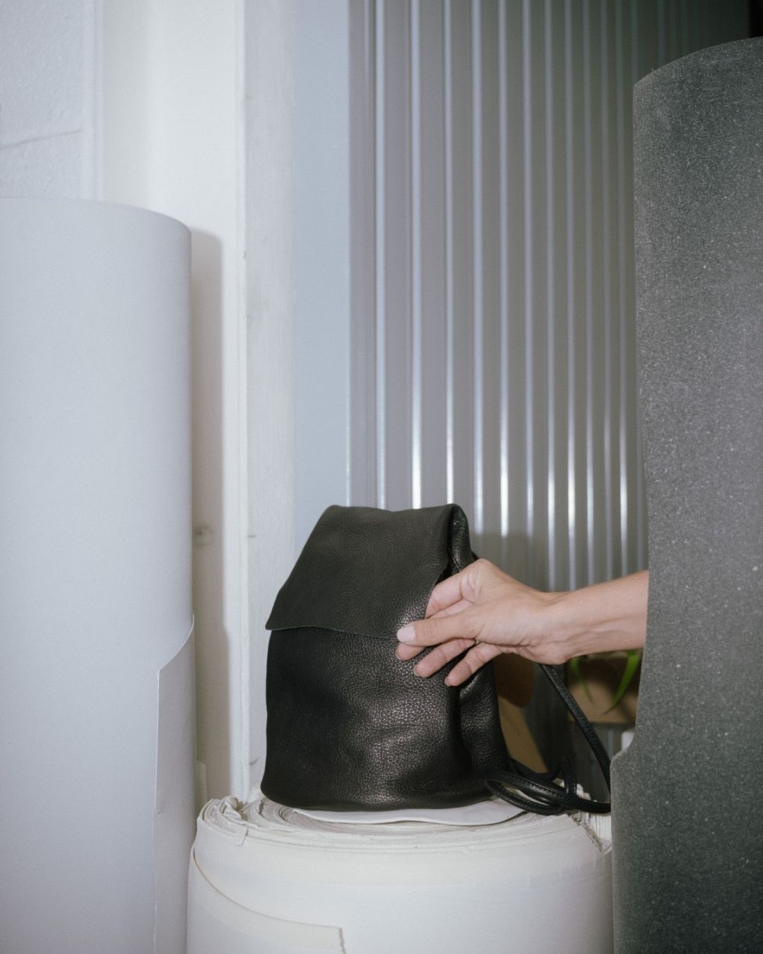 Mini Leather Backpack - IRENE (La Bebé)