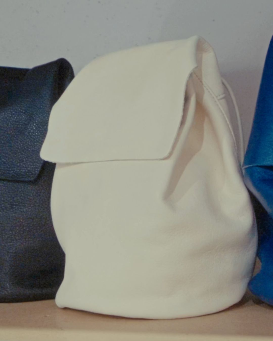 Mini Leather Backpack - IRENE (La Bebé)