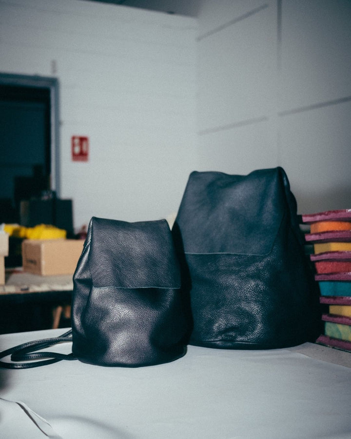 Mini Leather Backpack - IRENE (La Bebé)