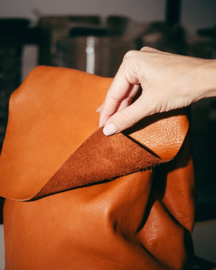 Mini Leather Backpack - IRENE (La Bebé)