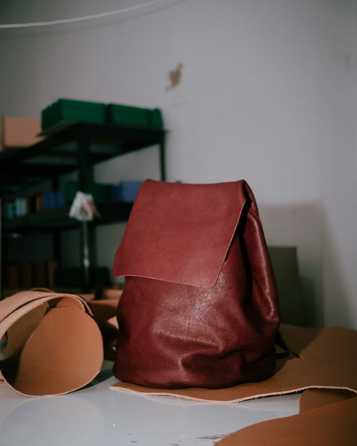 Leather Backpack - IRENE X OA