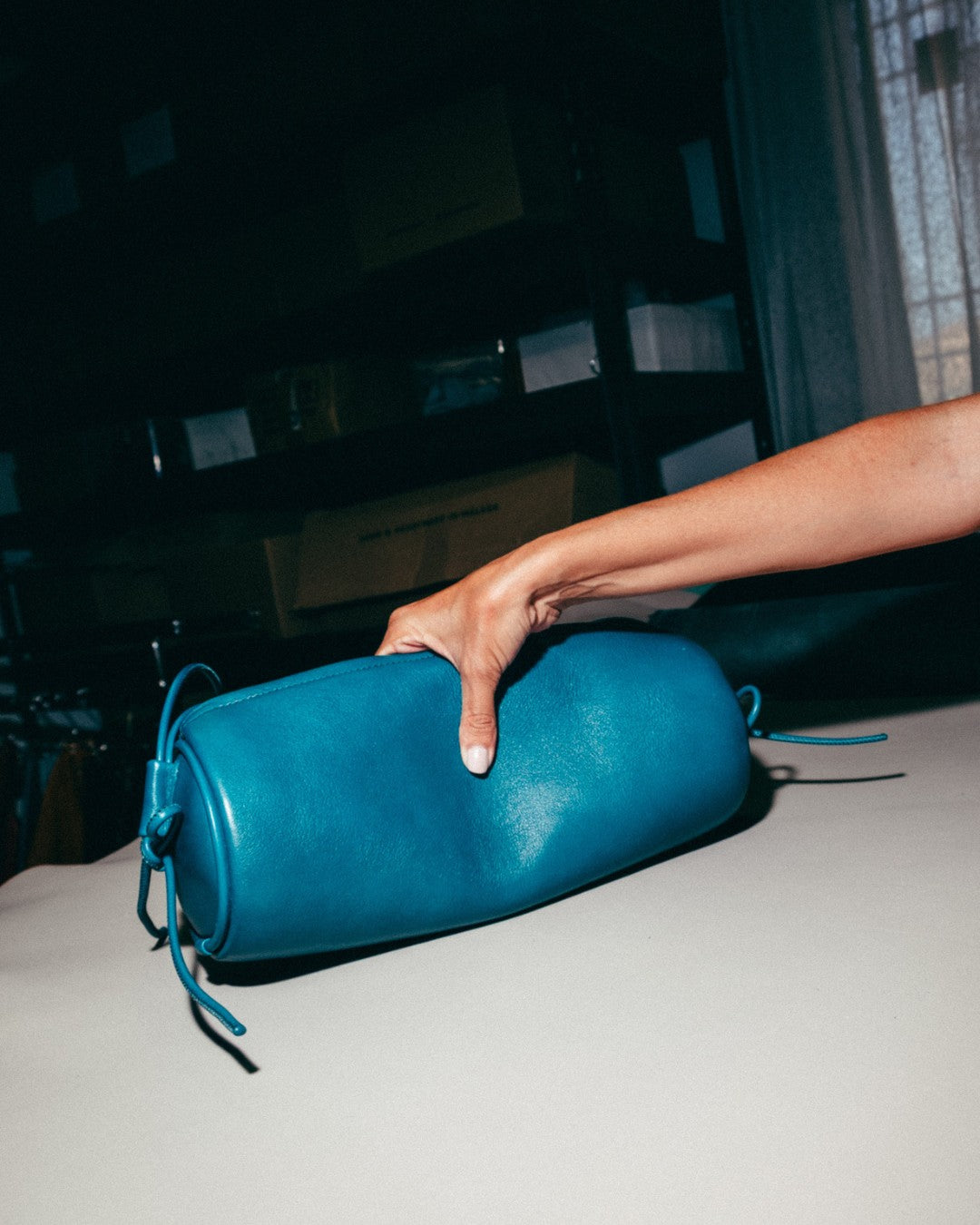 ALMA - Leather Tube Bag