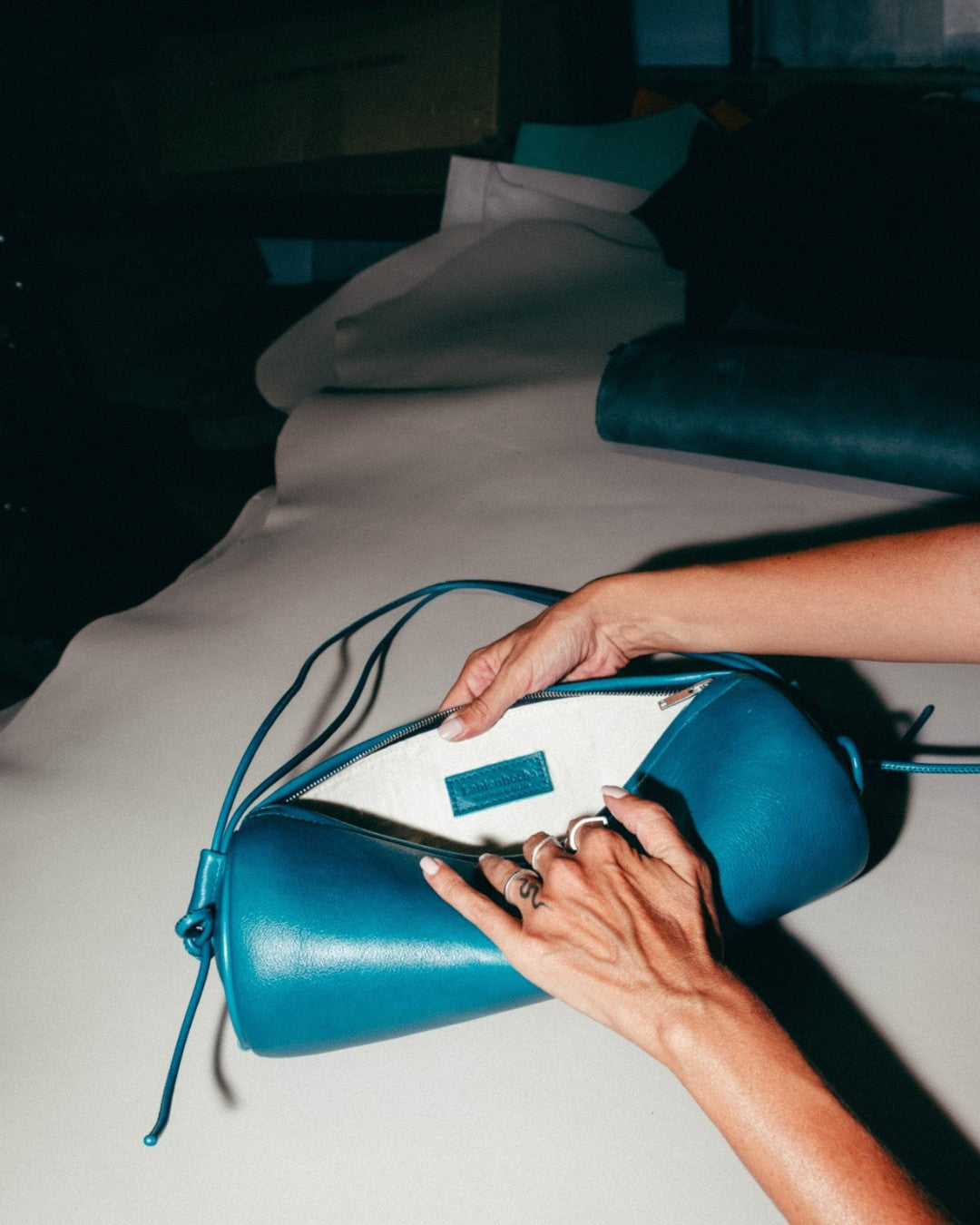 ALMA - Leather Tube Bag