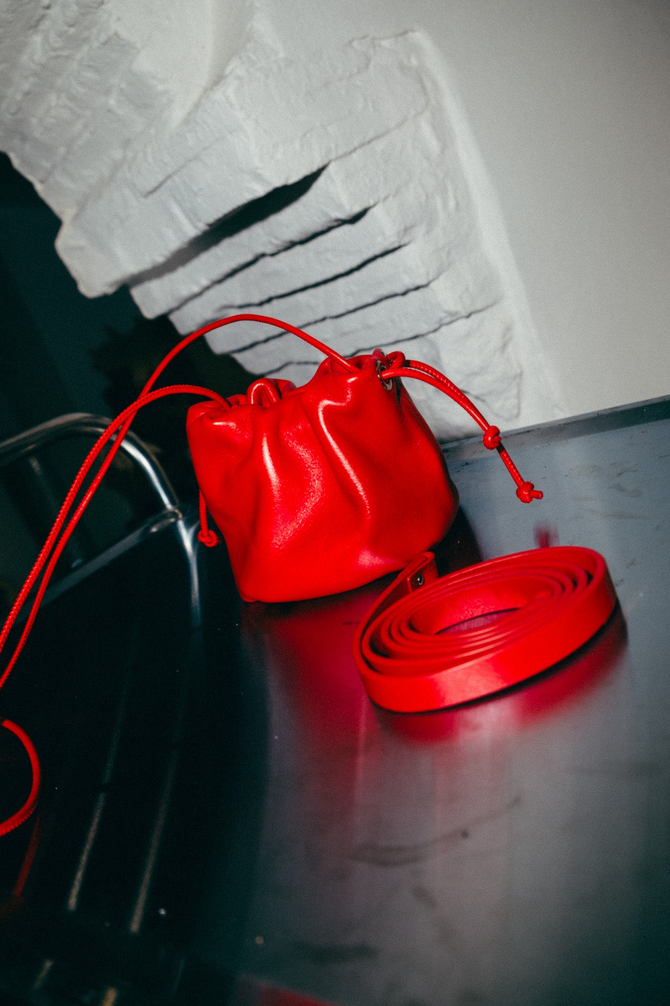 ANGELITA - Leather Pumps Bag