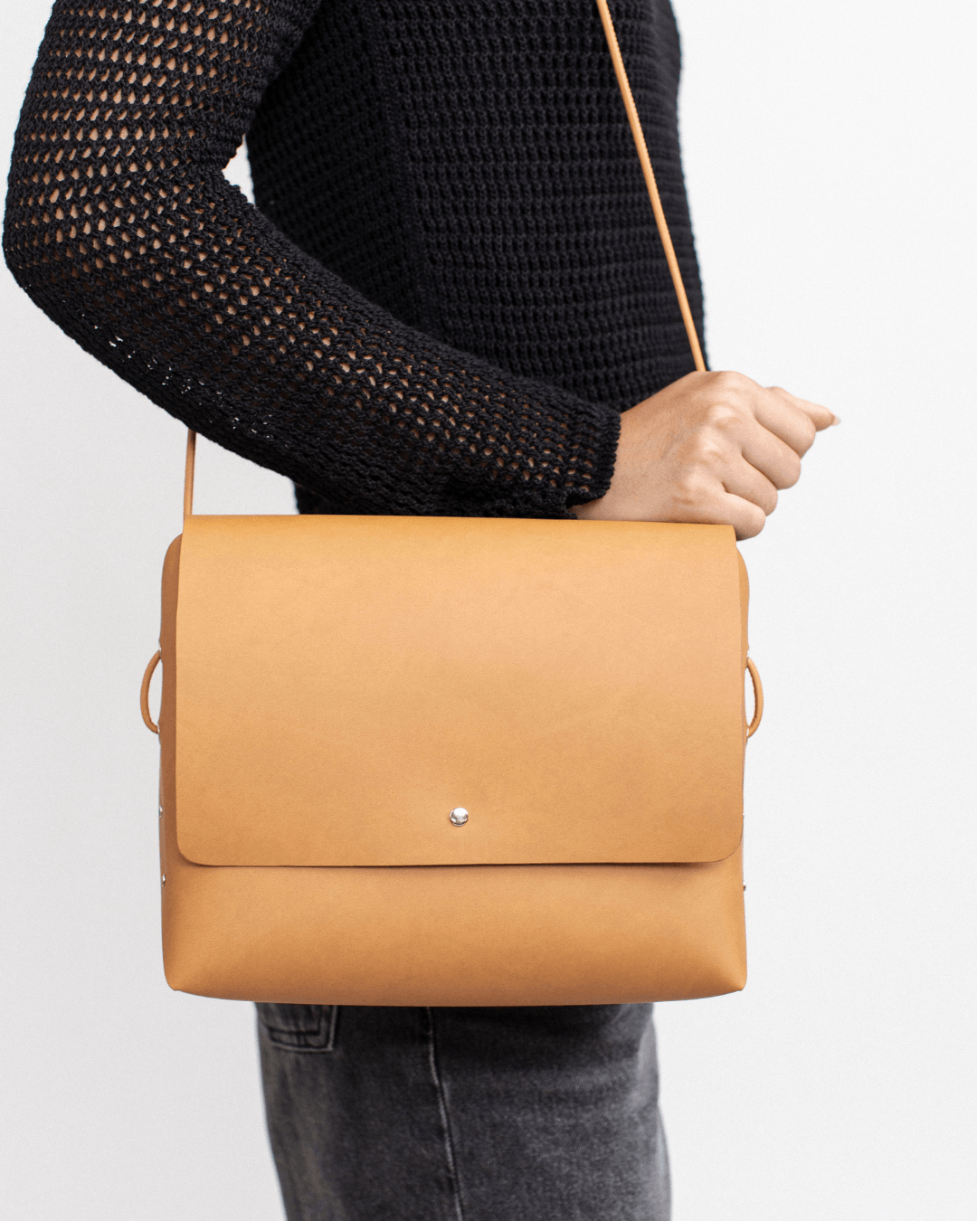 Encarna Origami - Bolso Cuero Reciclado