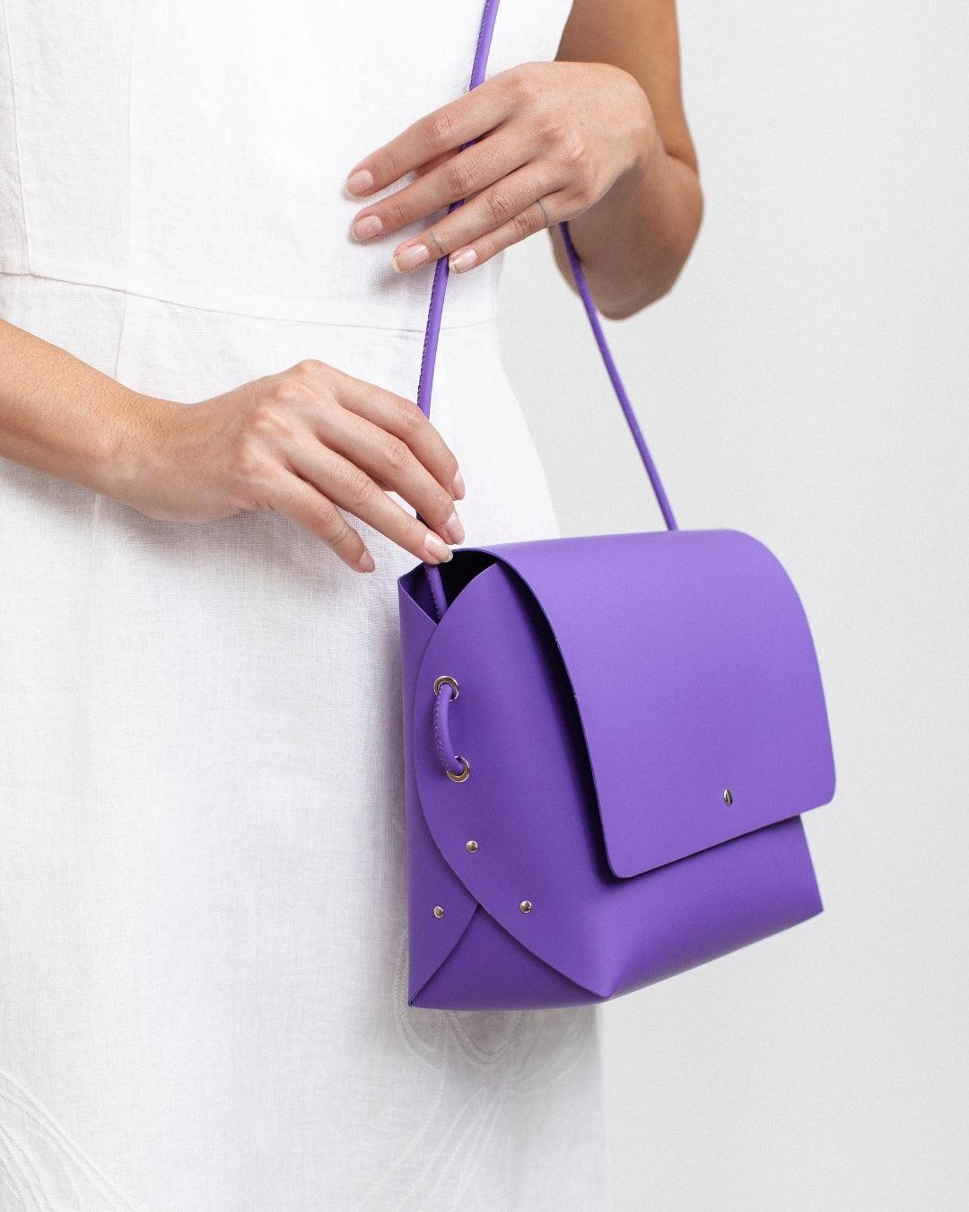 Encarna Origami - Bolso Cuero Reciclado