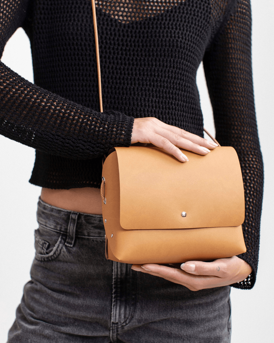 Encarnita Origami - Recycled Leather Handbag