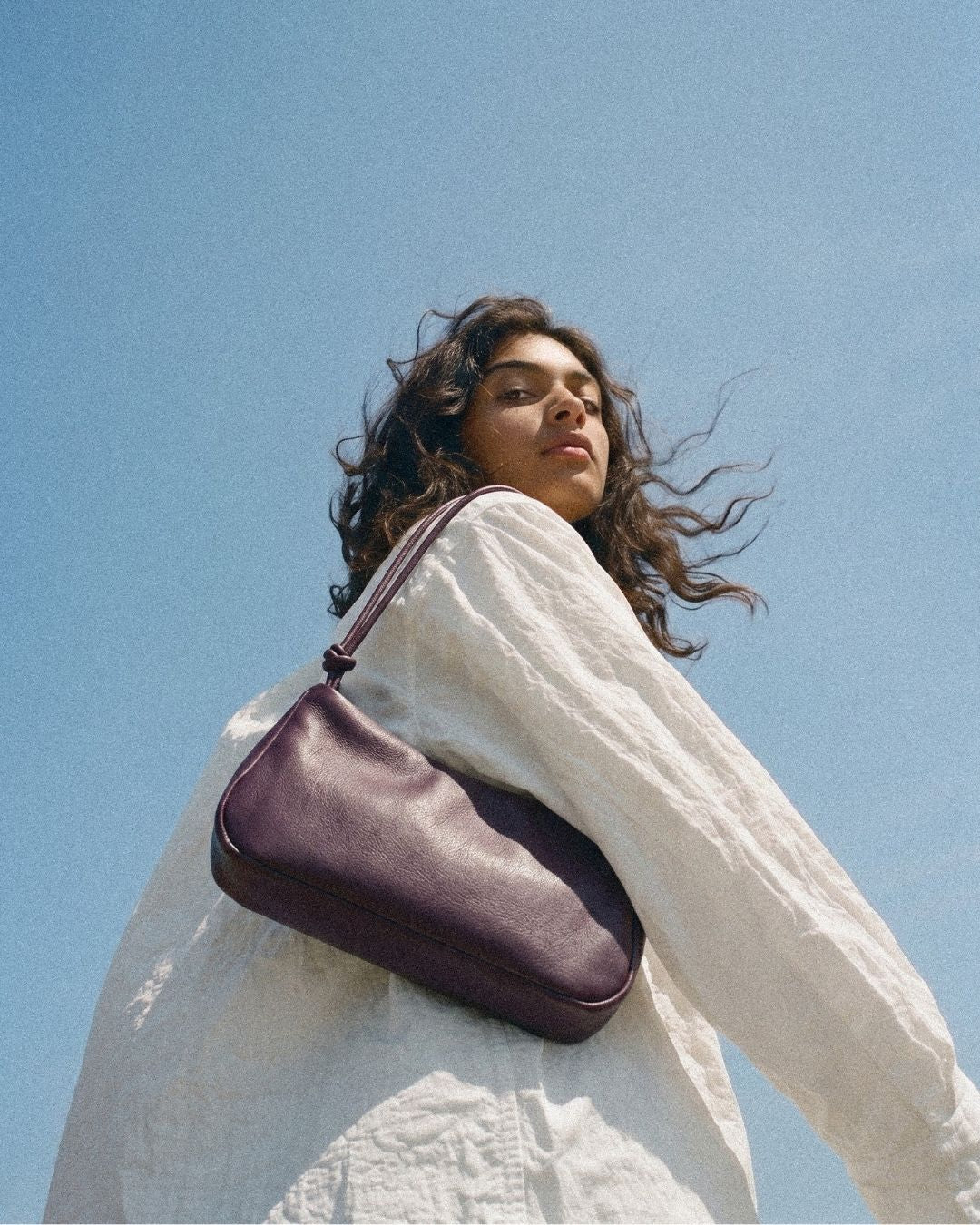 Loli - Bolso mediano en piel con cordón