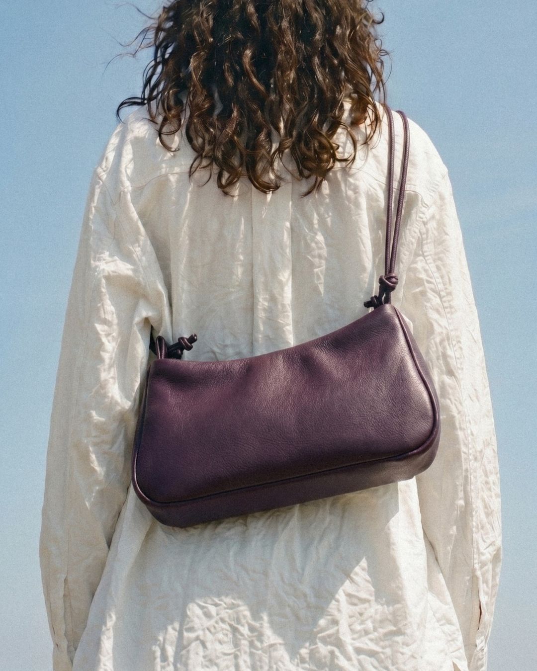 Loli - Bolso mediano en piel con cordón